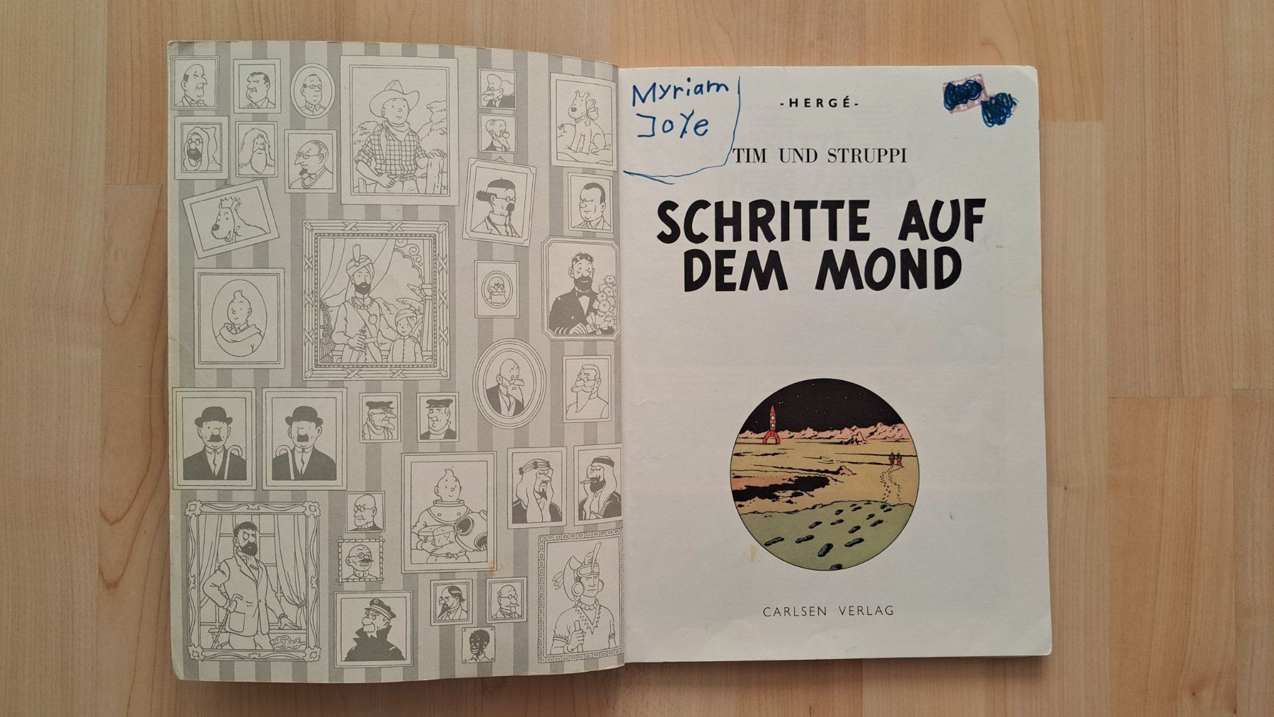 Comics: Tim und Struppi: "Schritte auf dem Mond" - 1979 – Gebraucht aus Affoltern am Albis von saminou01 1