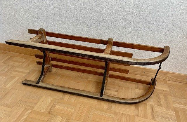 Schlitteln: Holzschlitten, Marke Davos – Gebraucht aus Kriens von heleneb02 5