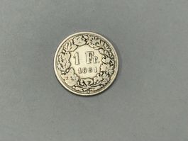 Schweiz 1 Franken 1861 