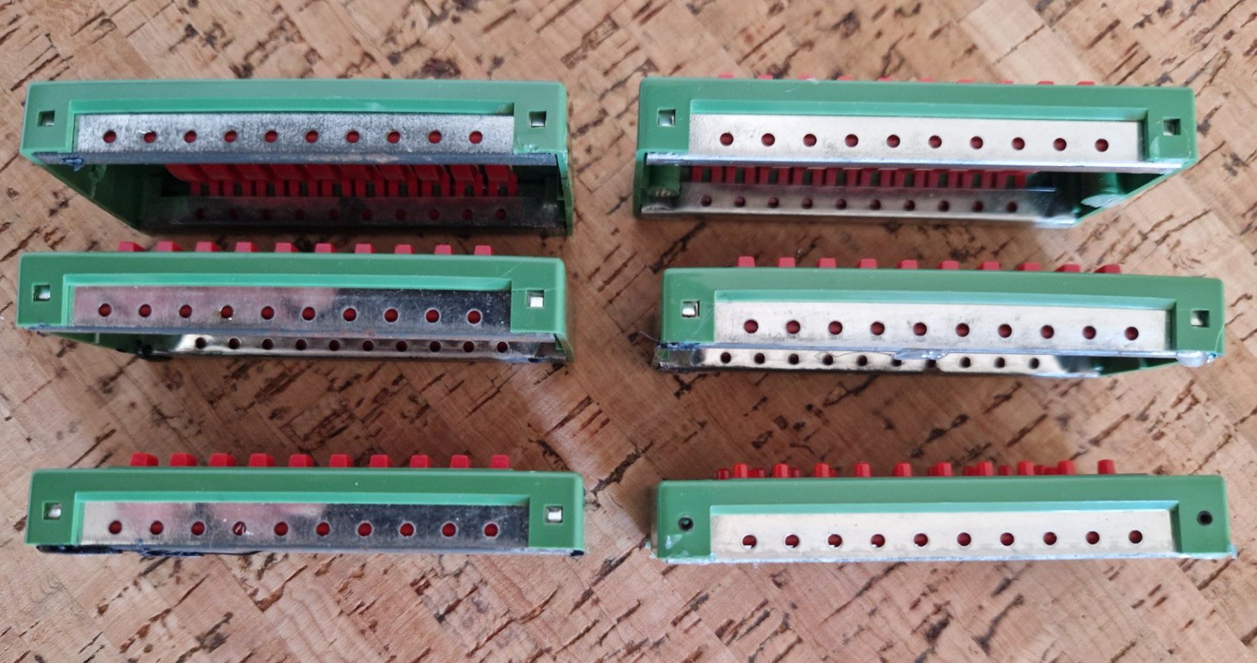 Fleischmann Modellini di ferrovie: 6 x Bornier 2x10 Fleischmann 6940 – Usato da Tavannes venduto da Jacksonhmc 2