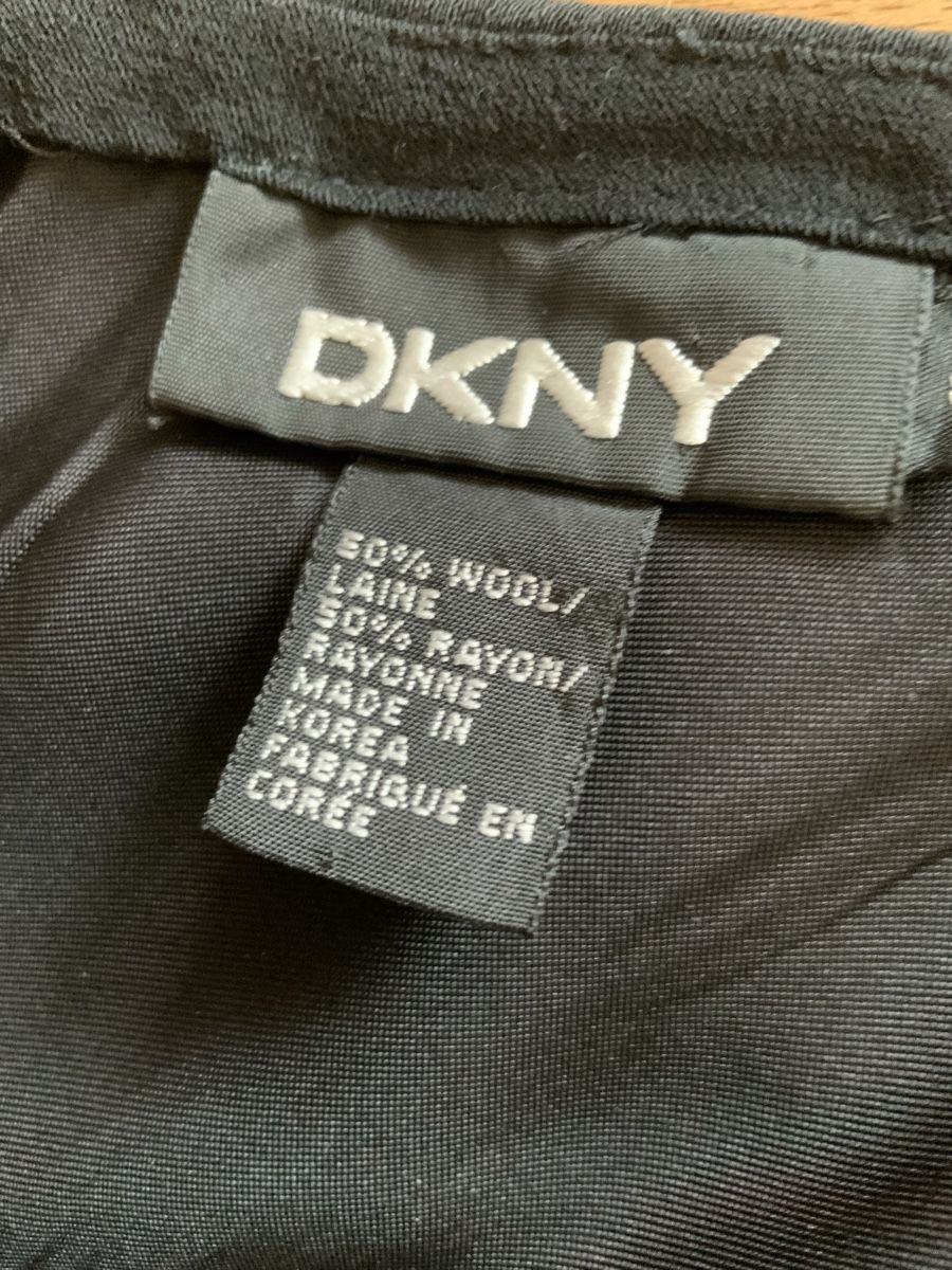 DKNY Gonne: DKNY Rock Gr. 34/36, schwarz-ecru elegant – Usato da Meilen venduto da mohnblume 3