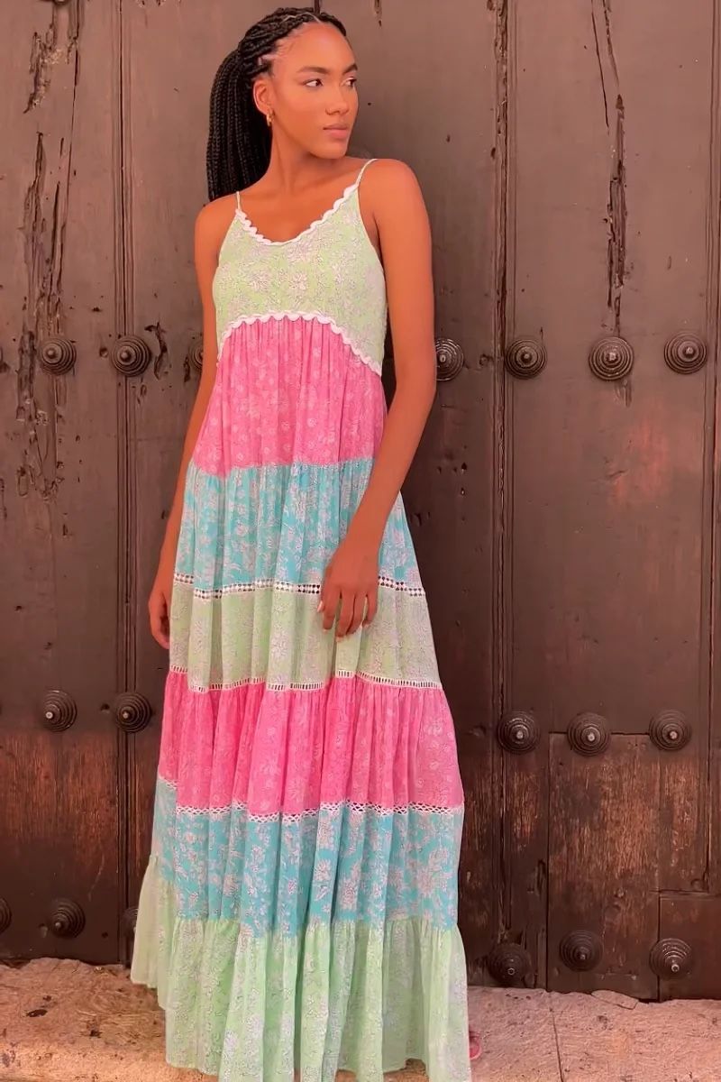 Kleider: Miss June Paris, robe longue Sandra, coton, taille unique – Neu (gemäss Beschreibung) aus Morges von sandy069 6