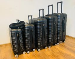 6 tlg Hartschalen Koffer BUNDLE wayBAG 2026 Modell BLACK NEU