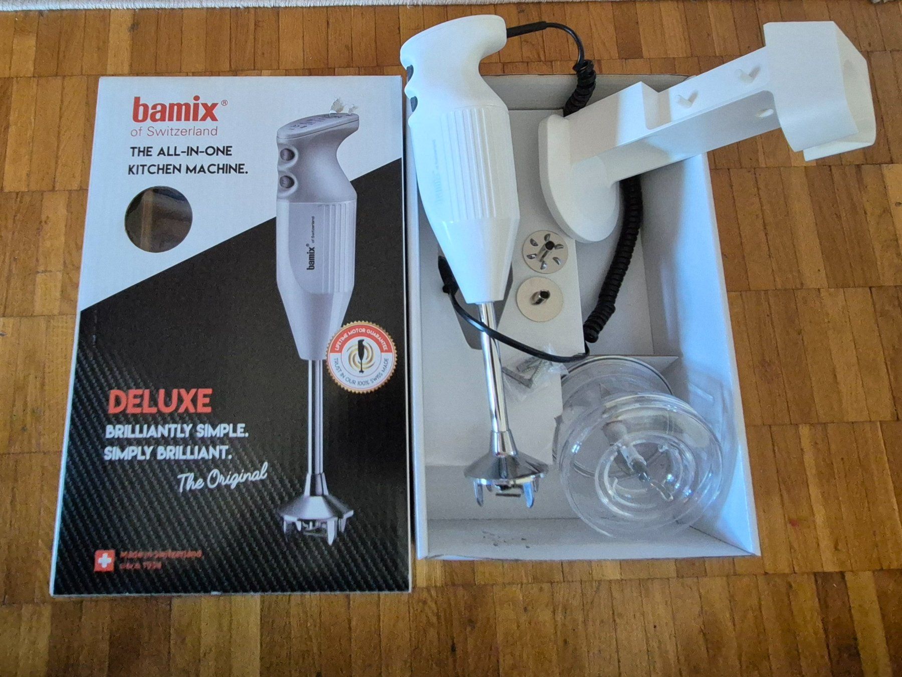 Bamix Elettrodomestici da cucina: Bamix Stabmixer 200W Swissline weiss – Nuovo (secondo la descrizione) da Monthey venduto da McAuthor 6