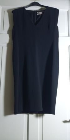 Lanvin Paris Designer Kleid mit Reissverschluss hinten Wolle