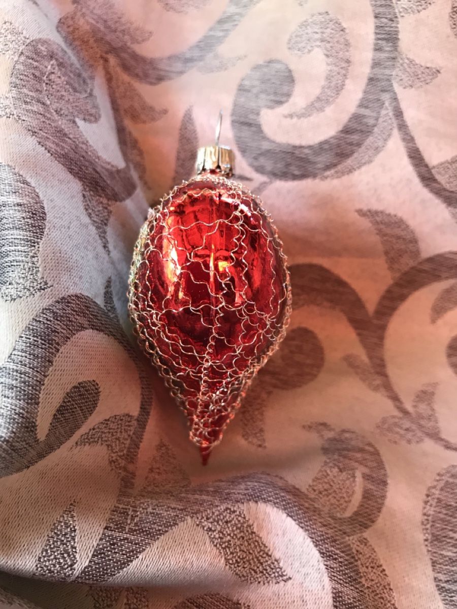 Tutte le decorazioni: Rotes Herz, nostalgischer Christbaumschmuck aus Lauscha – Nuovo e nell'imballaggio originale da Alpnach Dorf venduto da marvo 2