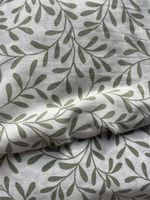 Bettwäsche-Set (150x200 / 50x60 cm) – Weiss/Grün