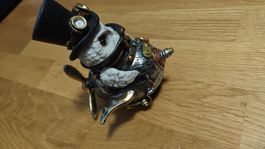 Steampunk Eulen Figur Flugzeug Design gebraucht Zustand