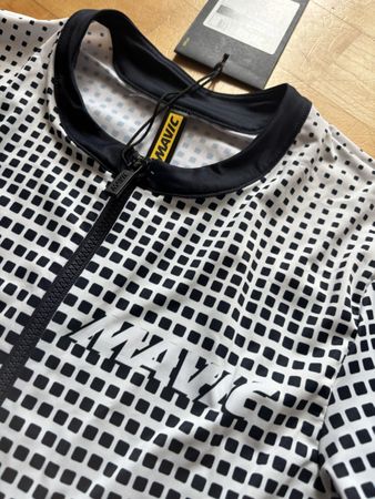MAVIC Radtrikots / Velotrikot / dunkelblau weiss / neu