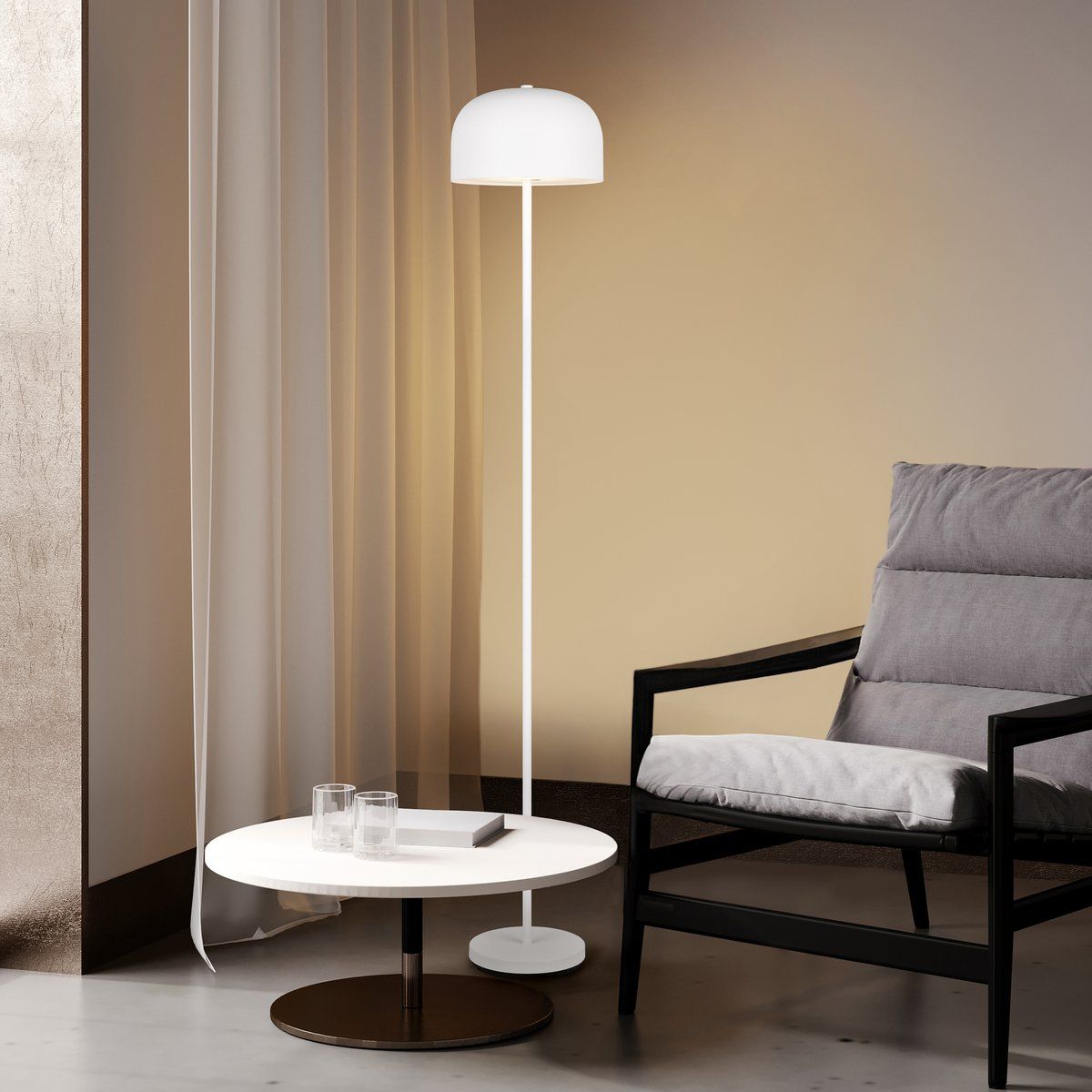 Lampade: LED Stehleuchte, Akku, 147 cm Höhe – Nuovo (secondo la descrizione) da Kreuzlingen venduto da Smart-Light 2