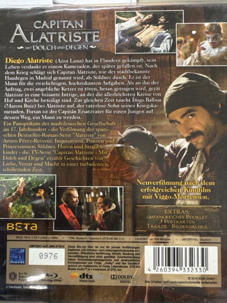Alle DVDs: Capitan Alatriste – Neu und originalverpackt aus Brunnadern von Nanuk60 1