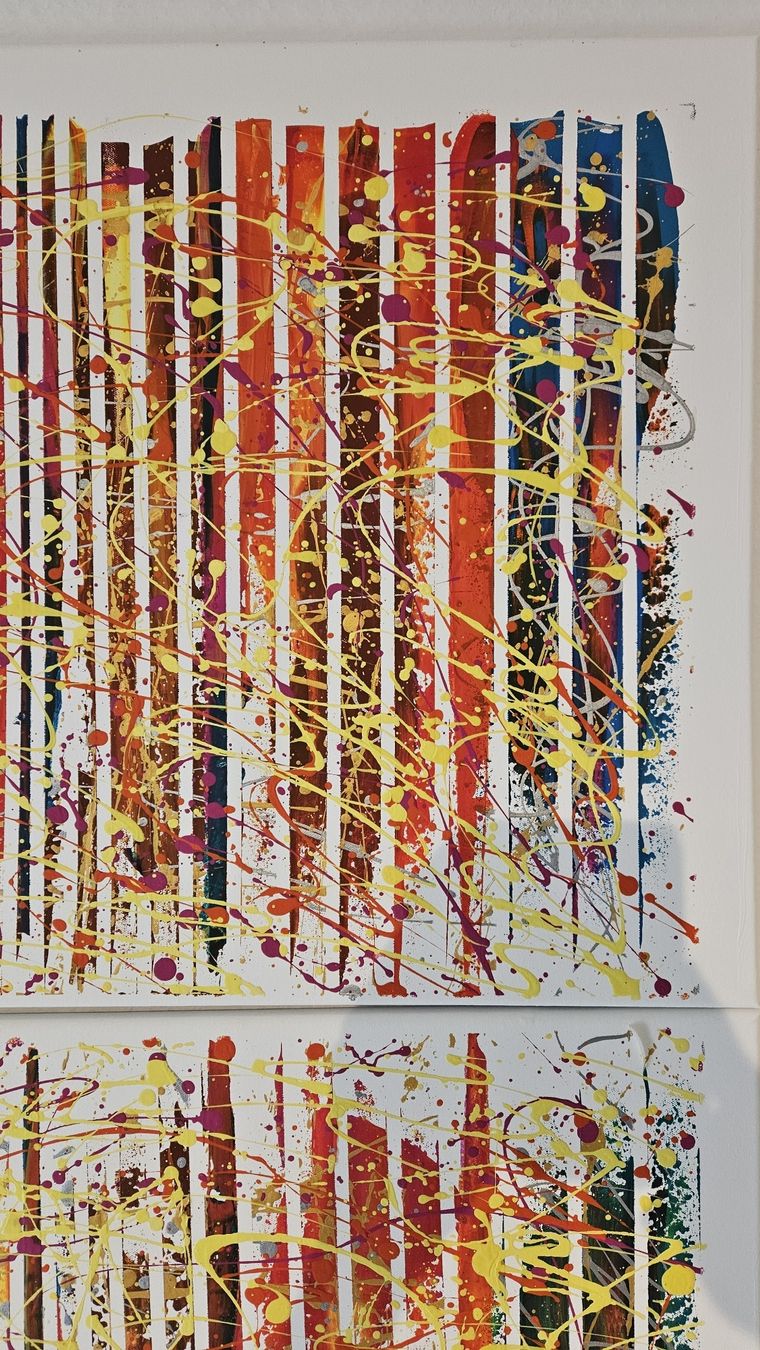 Dipinti: Tableaux d'art moderne, ensemble de deux pièces, neuf. – Nuovo (secondo la descrizione) da Le Locle venduto da fab_c9hh 4