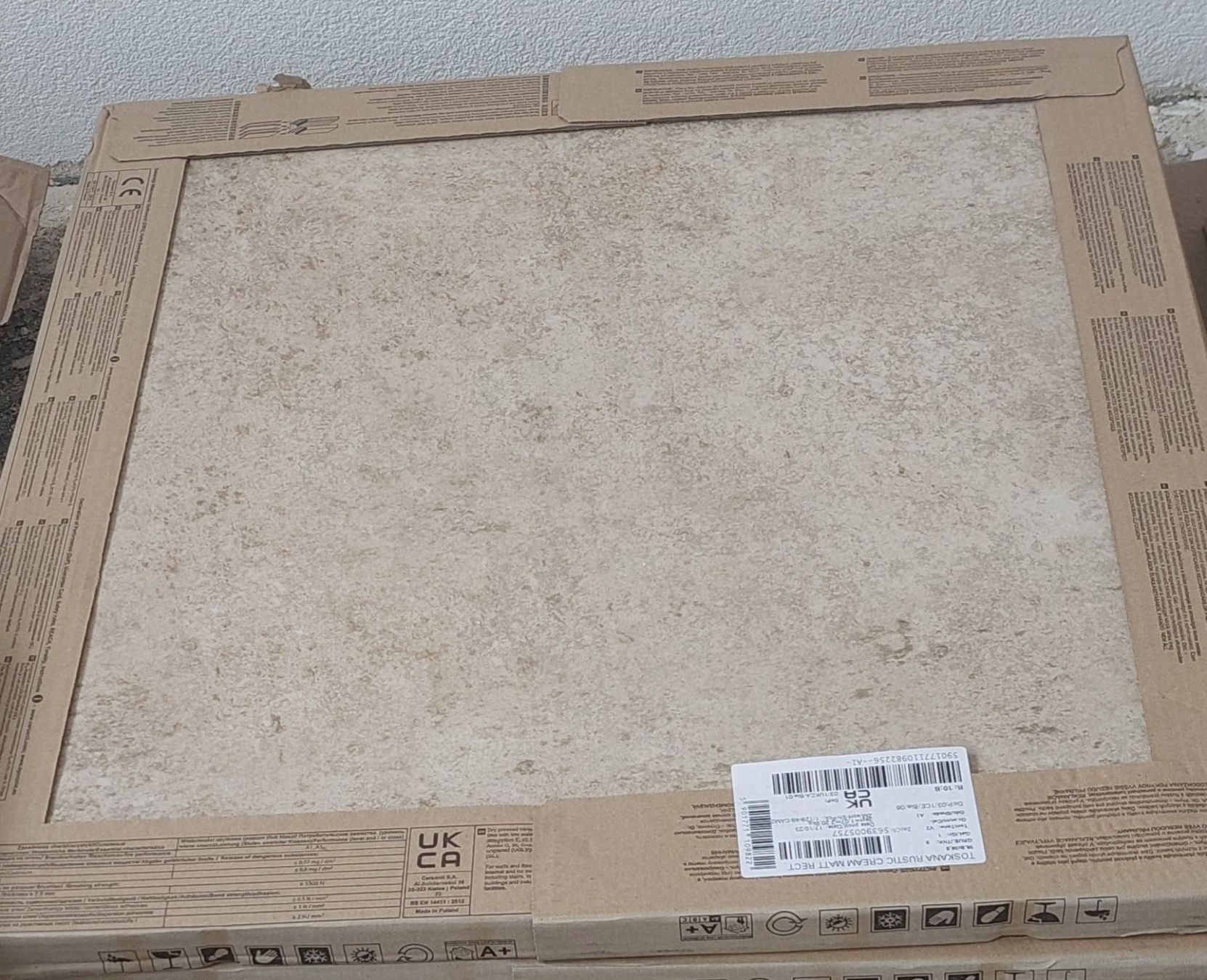 Rivestimenti per pavimenti: Bodenfliesen Toskana Rustic Cream Matt – Nuovo e nell'imballaggio originale da Glattfelden venduto da Roman2504 3