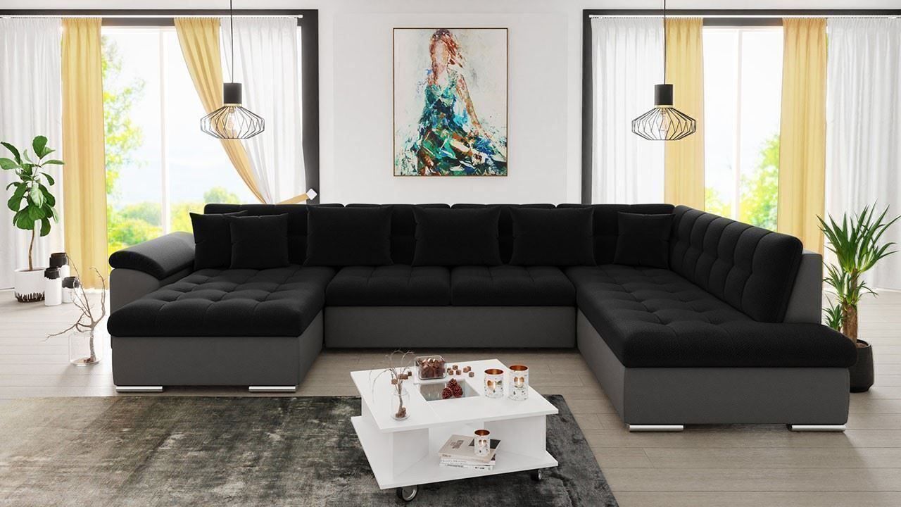 Divani: Wohnlandschaft Couch Sofa mit Bettkasten + Schlaffunktion – Nuovo e nell'imballaggio originale da Wallenwil venduto da toesstal-vertrieb 2