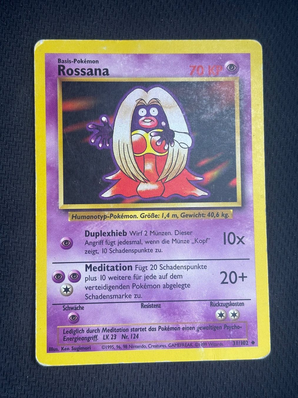 Pokémon Carte collezionabili: Pokemon Rossana 31/102 WOTC Base Set DE – Usato da St. Gallen venduto da KantoKarten