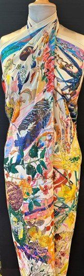 Fabric Frontline Foulard & Sciarpe: Seidenfoulard – Nuovo (secondo la descrizione) da Zürich venduto da Poppy108 5