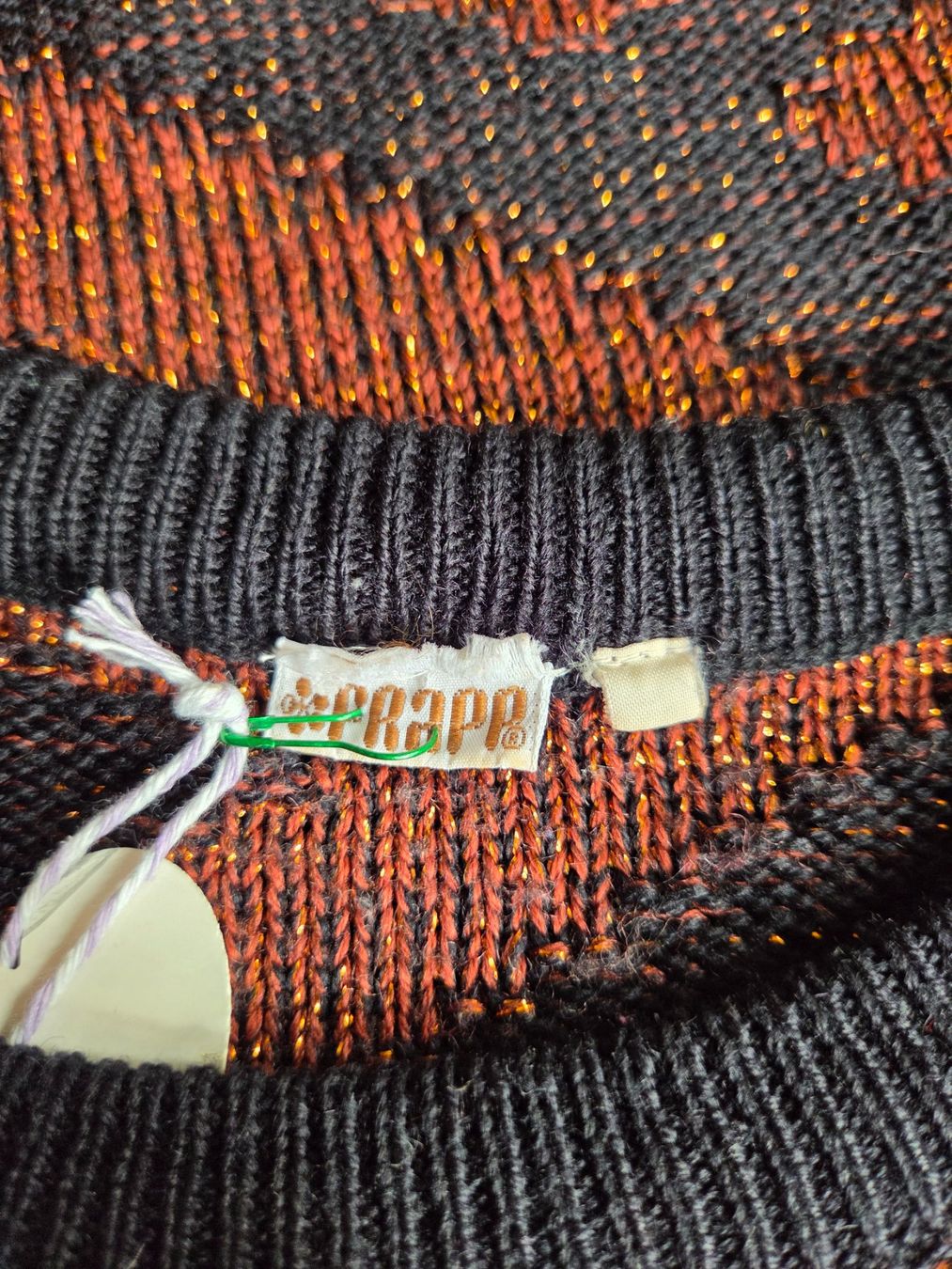Maglioni & Felpe: Vintage FRAPP Glitzer Strickpullover 90er - ca. L – Usato da Bern venduto da SecondSpirit 4