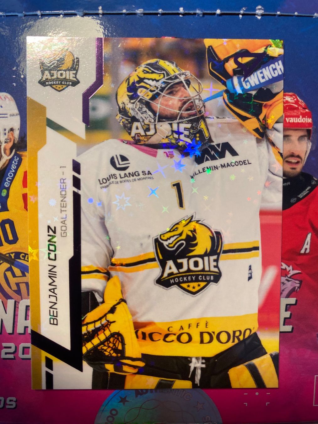 Sportzoo Sammelbilder & Trading cards: National League - Purple - Benjamin Conz - HCA – Neu (gemäss Beschreibung) aus Biel/Bienne von Stefan0222