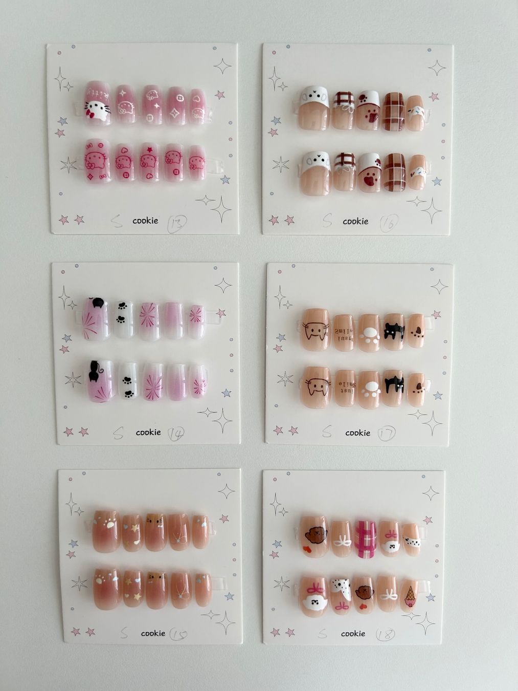 Unghie finte: Press-on nail  - New - short square - size S – Nuovo (secondo la descrizione) da Basel venduto da lau_982w 3