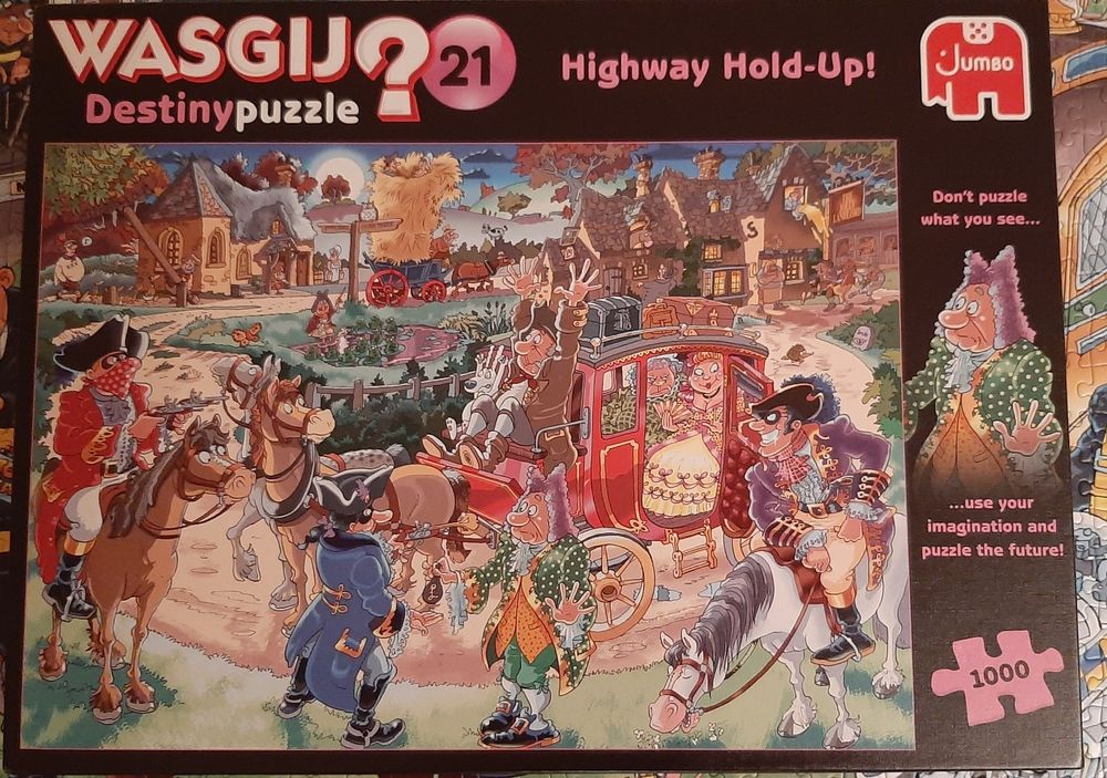 Wasgij Destiny Puzzle No 4 Retro...where It All Began. 1000 piece. Complete Used 8710126191781 Wasgij Destiny Puzzle No 4 Retro...where It All Began. 1000 piece. Complete Used 8710126191781
