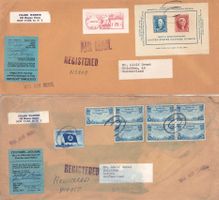6 USA-Flugbriefe