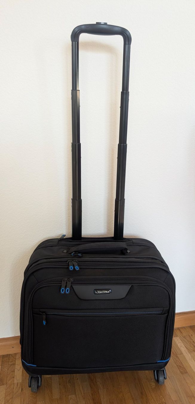 Valigie & Borse: LiGHTPAK Business Notebook-Trolley "STAR", Nylon, schwarz – Usato da Reinach BL venduto da jj.sheen
