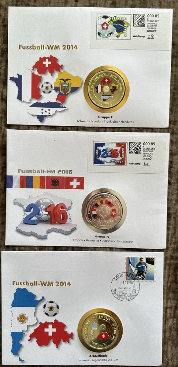 Tous les timbres: Schweiz / Münzbriefe – D'occasion à Duebendorf par 69R81y