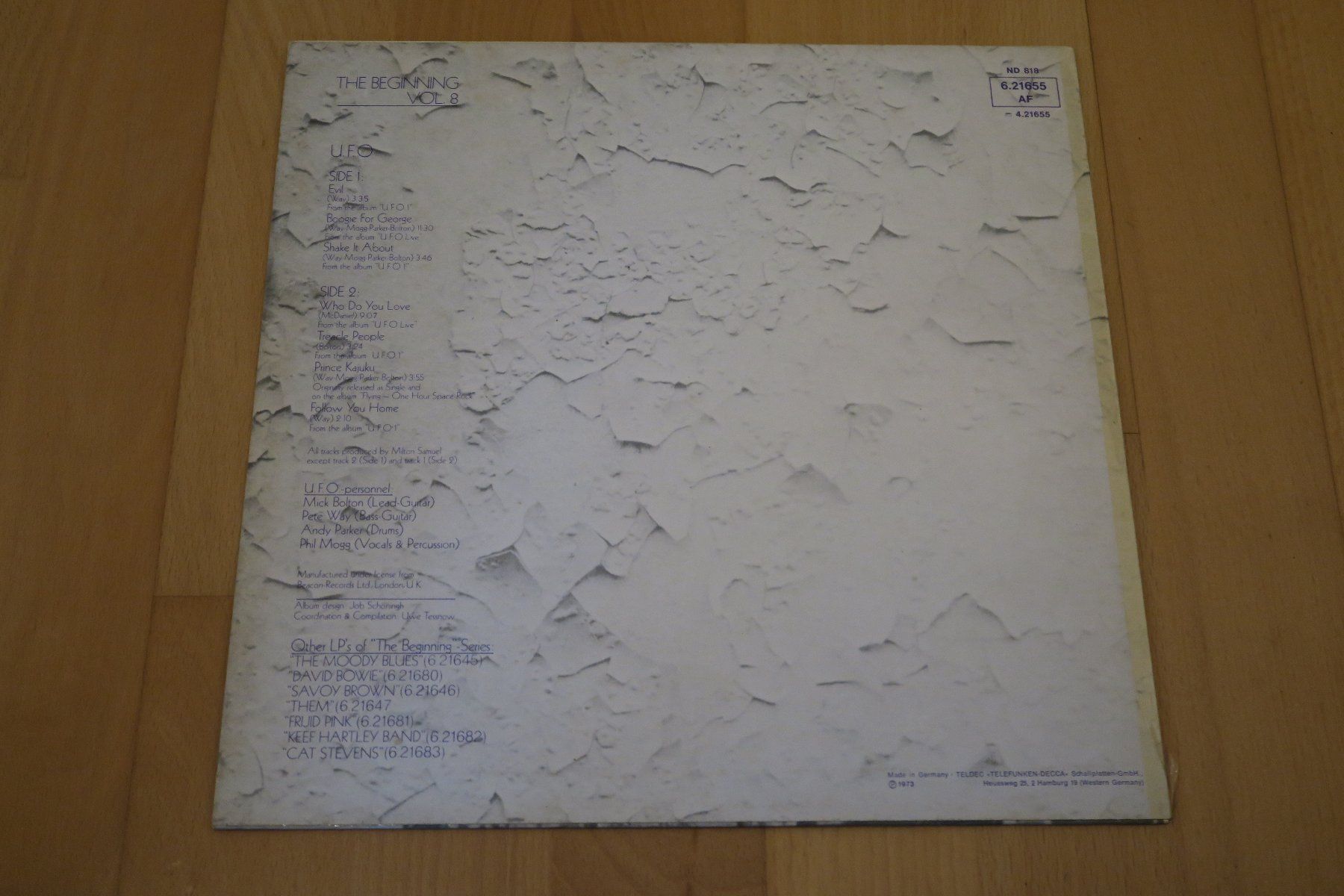 Schallplatten: UFO – The Beginning Vol. 8 – Gebraucht aus Thun von Karibu70 1