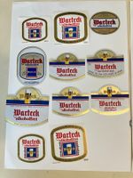11 Etiketten Warteck Bier Alkoholfrei