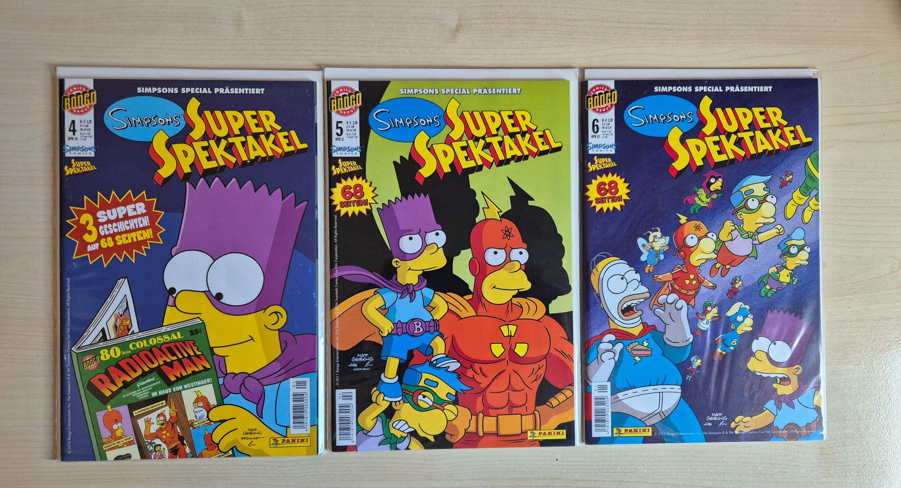 Fumetti: Simpsons Super Spektakel Nr. 1 bis 8 – Usato da Sargans venduto da Gkohler0 1