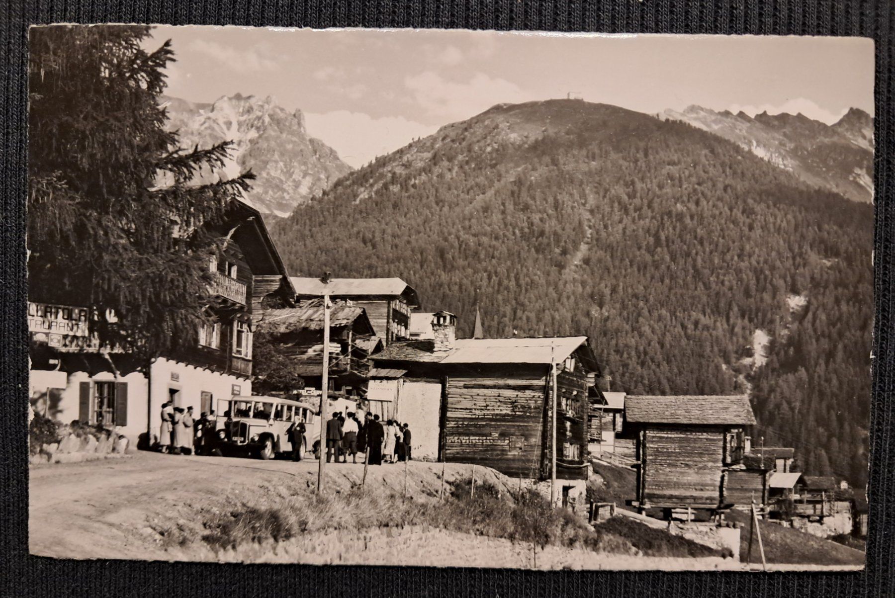 Cartoline postali: ST. LUC 1951 - SAURER POSTAUTO - OLDTIMER - ANIMIERT – Usato da Ponto Valentino venduto da giorgia06