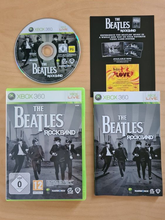 Jeu The Beatles Rockband Pour Xbox 360 - Très Bon état, Boîte Et Instructions Incluses