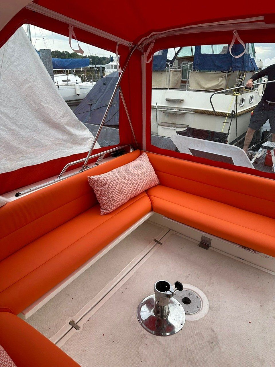 Gobbi Barche: GOBBI 25 CABIN  -  HAFENPLATZ – Usato da Avenches venduto da BOOTTRANSPORTE 7