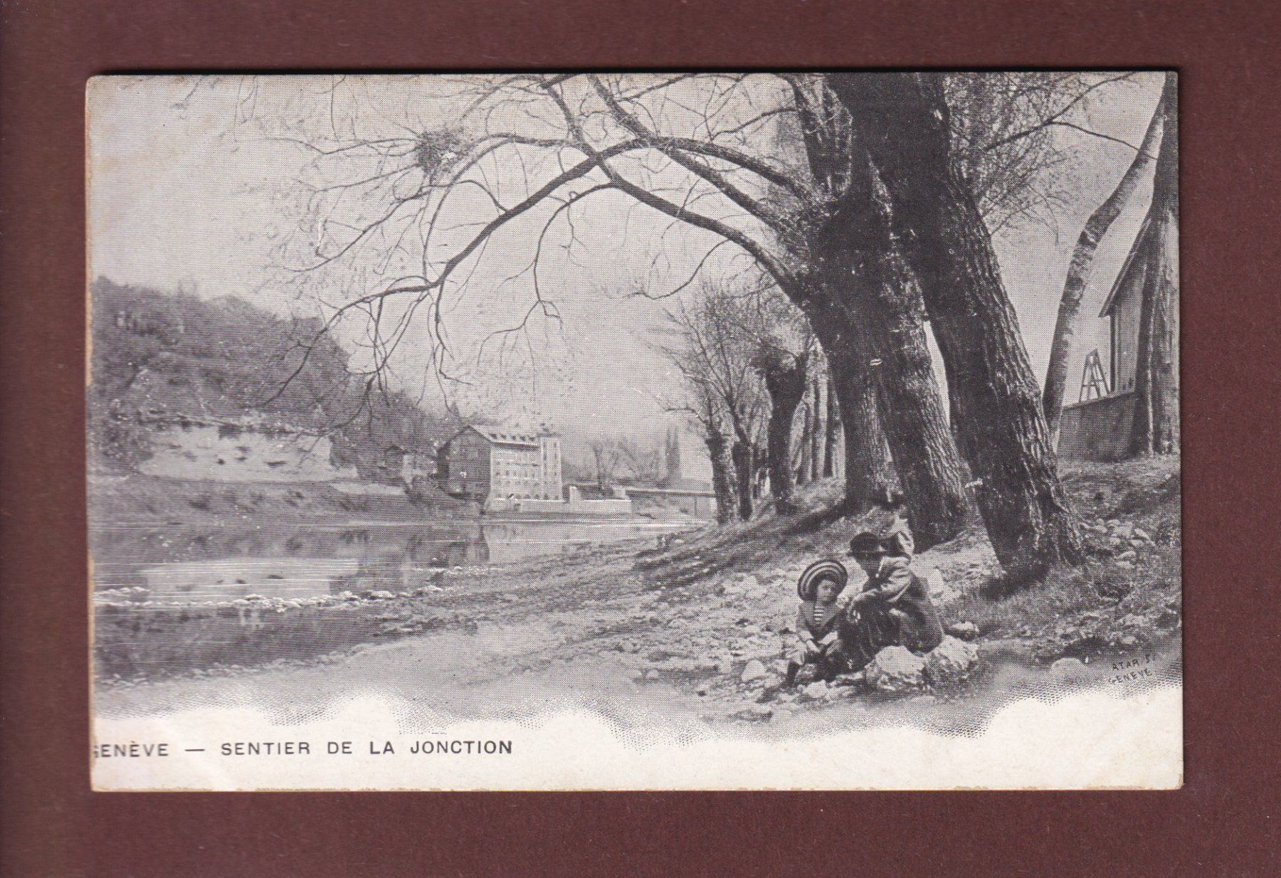 Cartes postales: GENEVE - Sentier de la Jonction – D'occasion à Pully par nicecards-shop