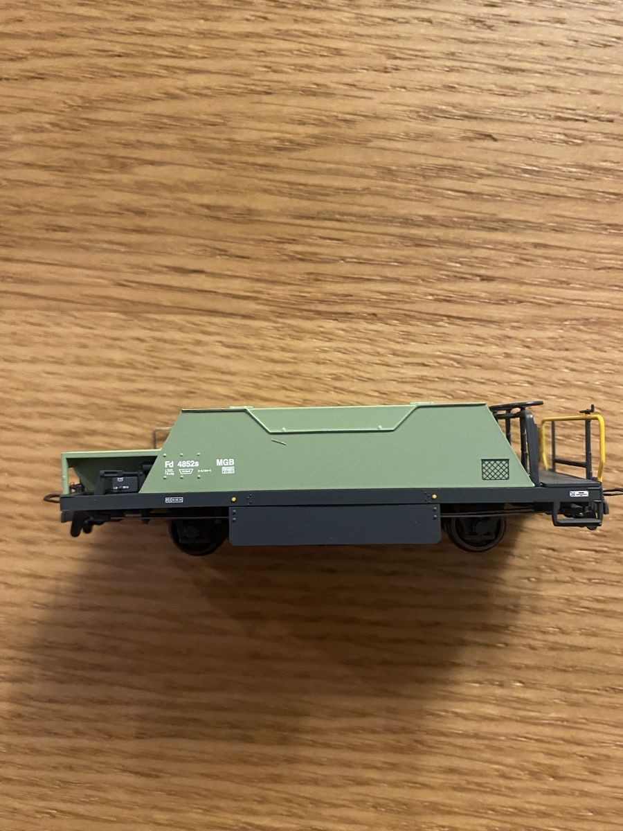 Bemo Modellini di ferrovie: Bemo Schotterwagen – Nuovo e nell'imballaggio originale da Alpnach Dorf venduto da cam_6lp5