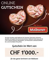1 Gutschein im Wert von CHF 1'000.00 von Malbuner