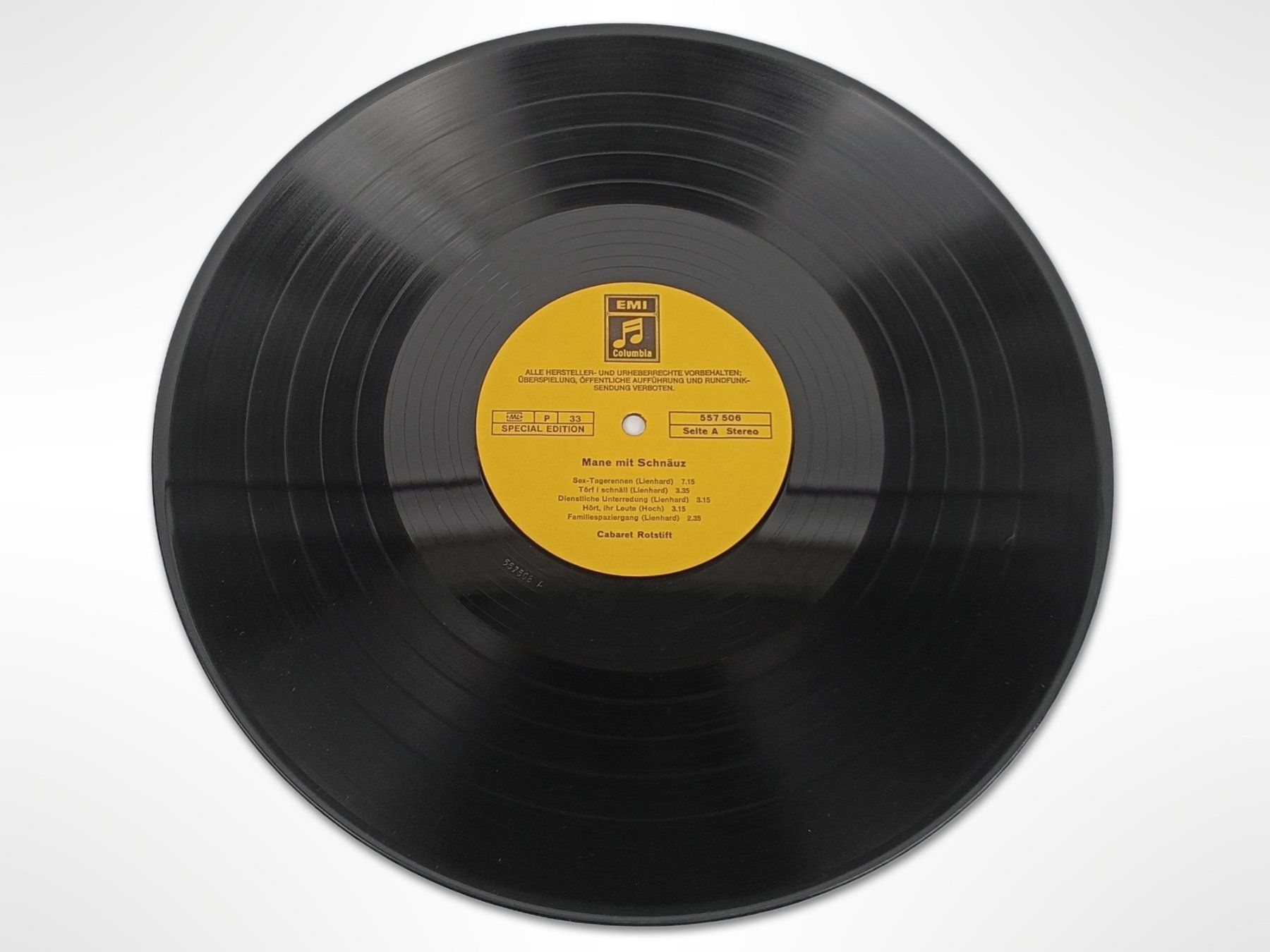 Dischi in vinile: Vinyl Cabaret Rotstift - Mane mit Schnäuz – Usato da Suhr venduto da Restwert_Suhr 3