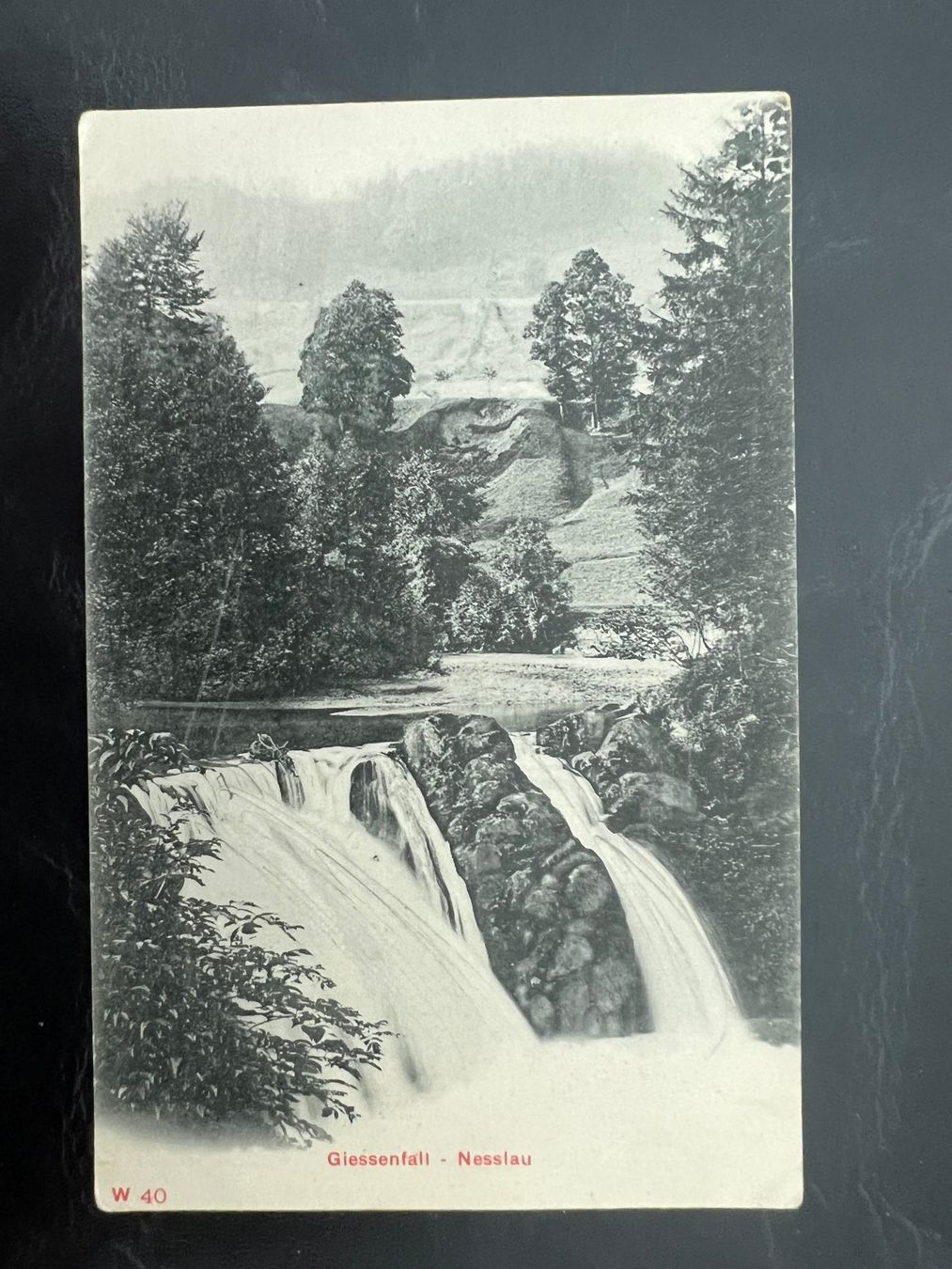 Cartoline postali: AK  1907 Nesslau Giessenfall  (G3199) – Usato da Hinwil venduto da Sidi4