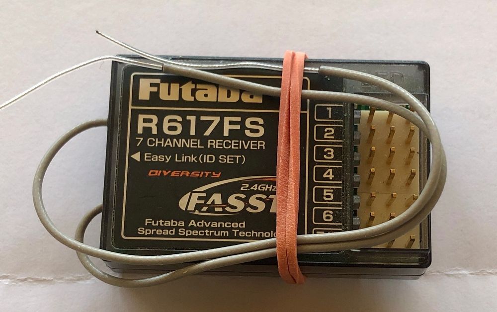 1x 7-Kanal Futaba Empfänger R617FS 2.4 GHz / FASST (Gebraucht) in ...