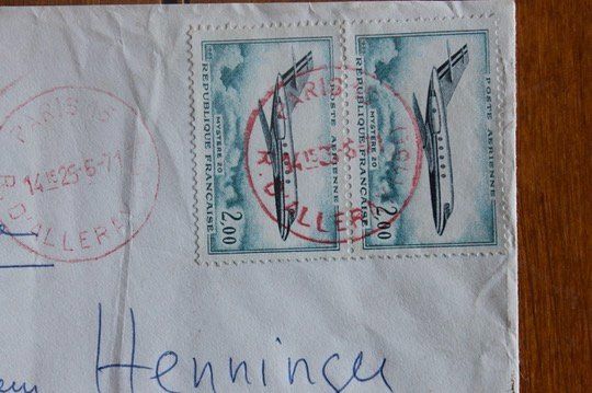 Alle Briefmarken: 1971 Rohrpost Paris Frankreich – Gebraucht aus Oftringen von kambodo 1