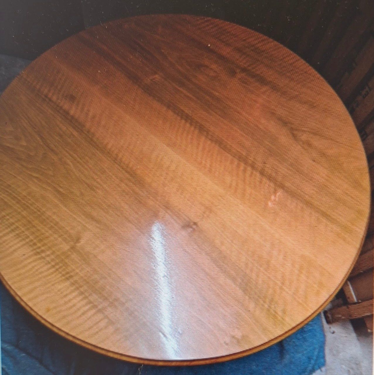 Tische: Esstisch aus Holz, Rund – Gebraucht aus Castagnola von cla_l8vw 1
