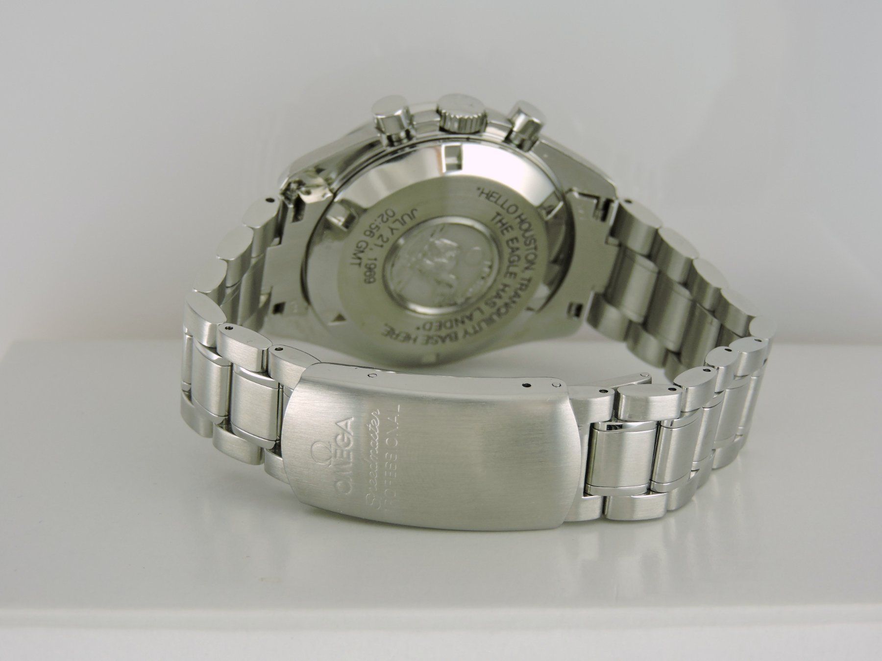 Omega Uhren: 1999 Omega Speedmaster Ltd.Apollo XI 3560.50 - Serviced, B&P – Gebraucht aus Bern von Vintage-Oyster 7