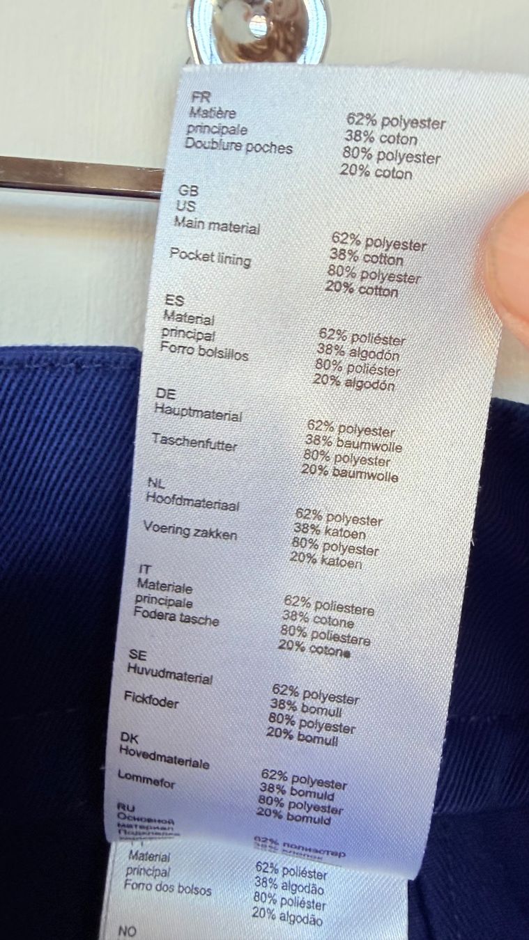 Maje Pantaloni: Maje Cargo Hose Blau Gr. 38 – Usato da Niederrohrdorf venduto da gigerch 7