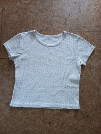 Crop-Top von Brand Melville mit Blumen ca. S