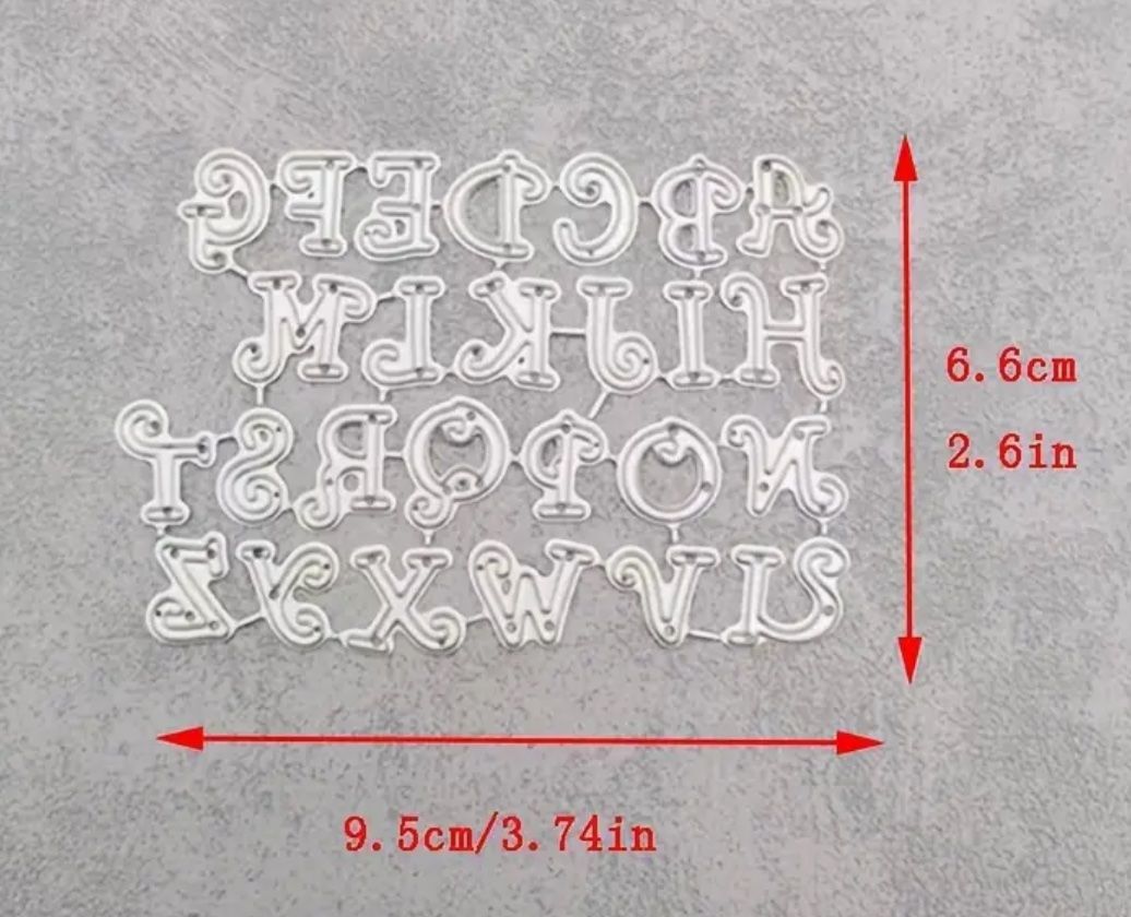 Sciablone: Buchstaben Alphabet  - Stanzschablone – Nuovo e nell'imballaggio originale da Frenkendorf venduto da jazzplatten 1