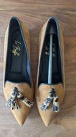 Le Boffi Loafer Wildleder Cognac mit Leo-Tassels