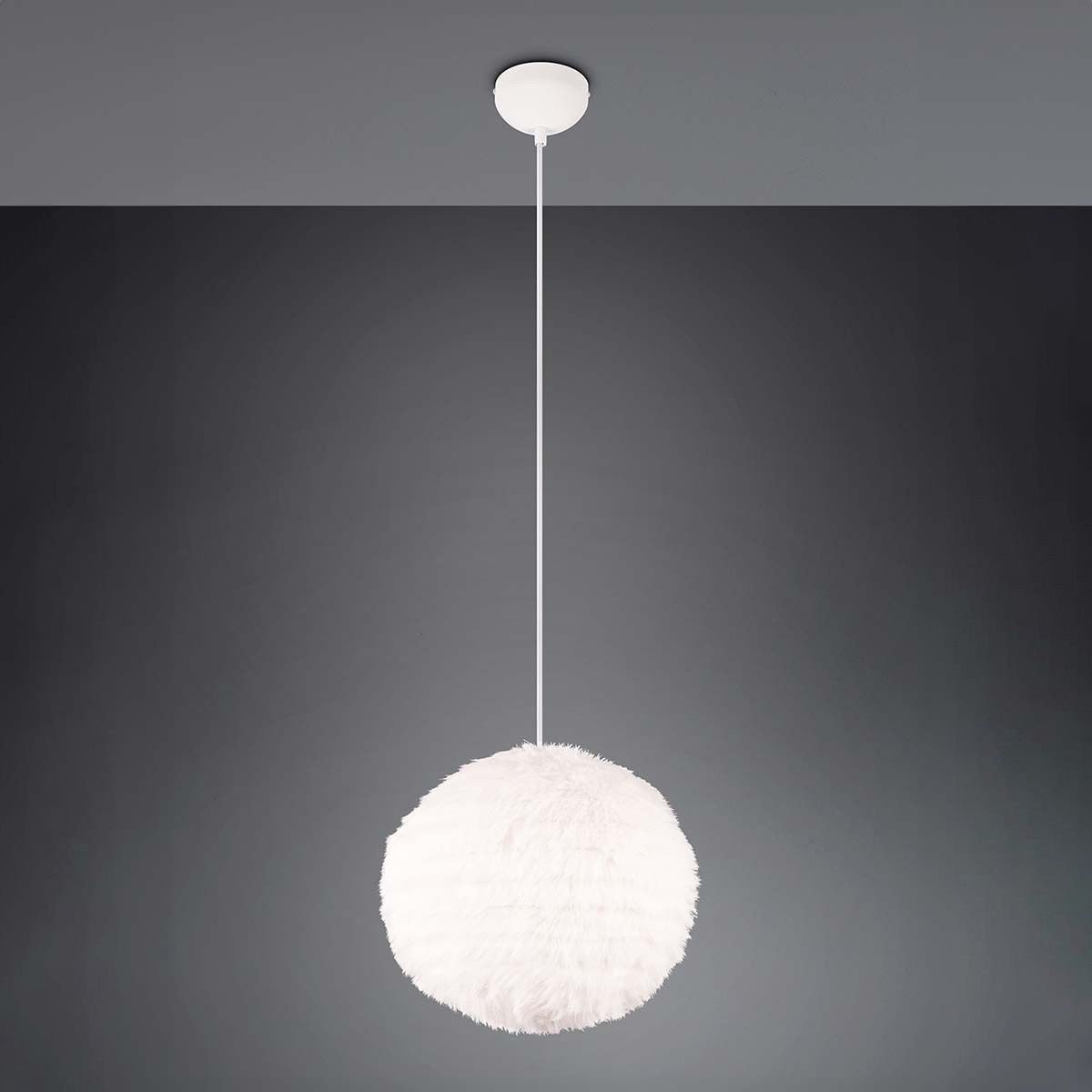 Lampadari & plafoniere: Pendelleuchte, Kugel, Plüsch, 35 cm Ø – Nuovo (secondo la descrizione) da Kreuzlingen venduto da Smart-Light