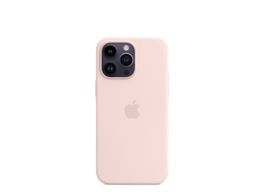 iPhone 14 Pro Max Silikon Case mit Mag-Safe, Kalkrosa