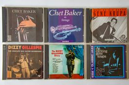 Jazz CD. Chet Baker Dizzy Gillespie Gene Krupa