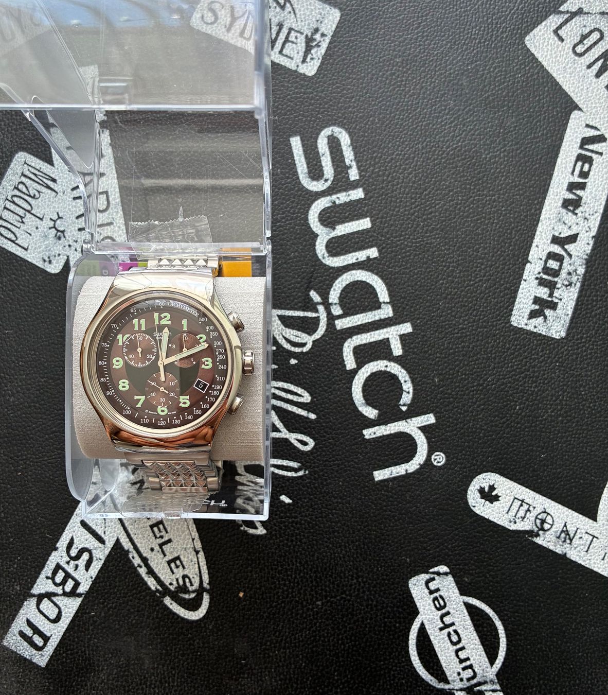 Swatch Orologi: Swatch Uhr Irony Chrono Your Turn YOS413 – Nuovo (secondo la descrizione) da Orpund venduto da Dracaris77